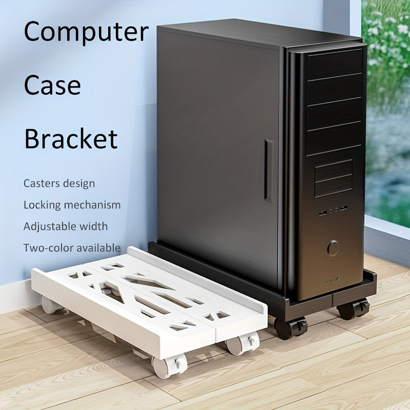 1 Bracket, PC Host Bracket, Office Computer Host Bracket, Printer Tray, Movable Tray, Telescopic CPU Tray, Computer, Printer, Air Cleaner, Small Home Appliance Test Bracket